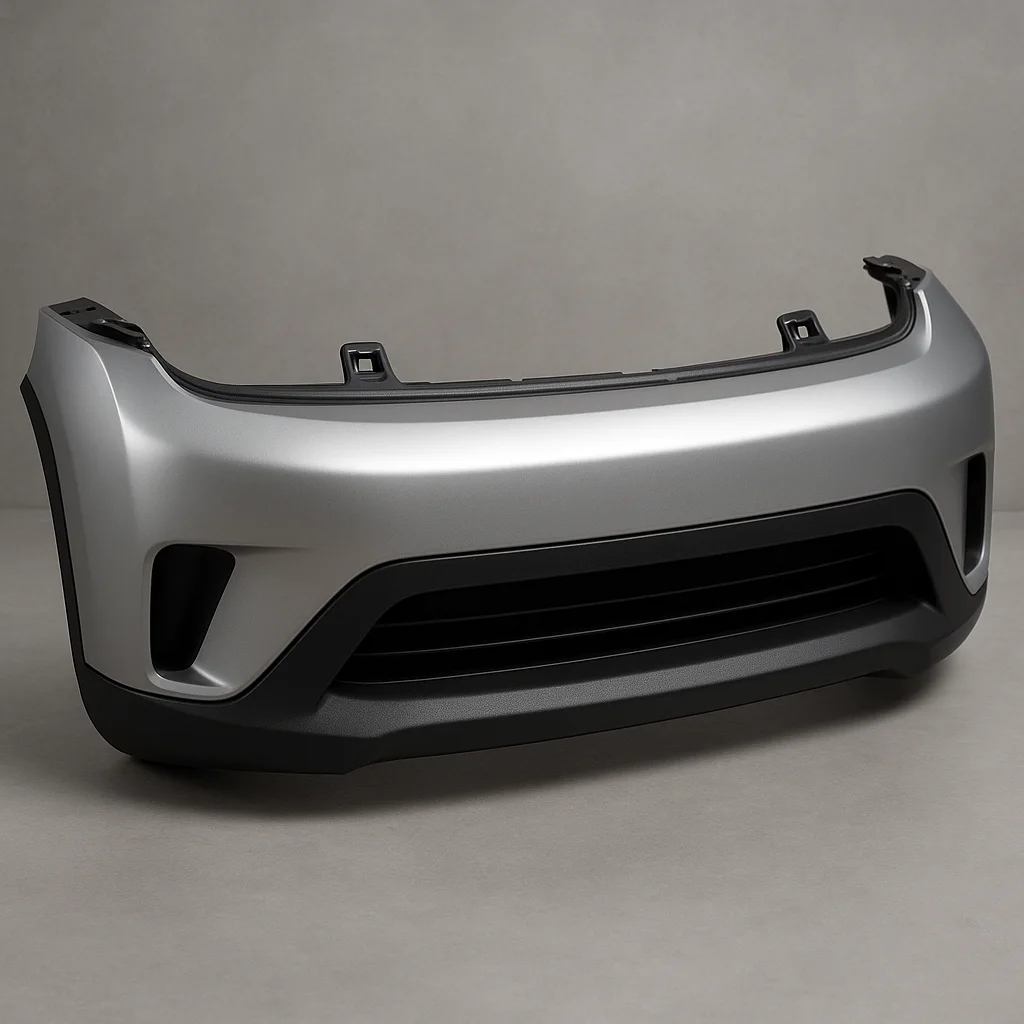 CNC 精密加工汽车保险杠原型 + 低压灌注 — IDMockup