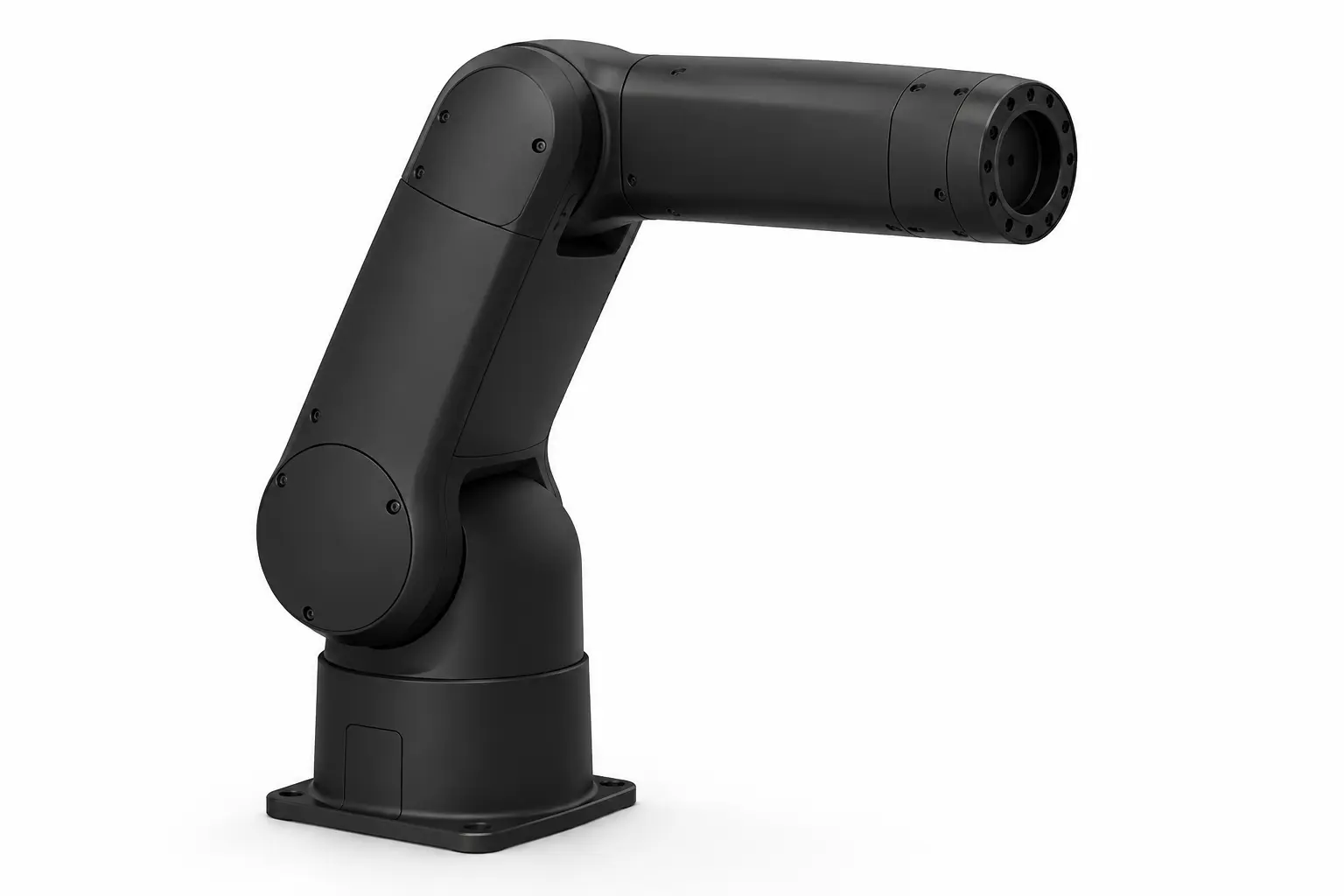 工業自動化機器人手臂機構 CNC 精密加工原型 — IDMockup 台灣新加坡